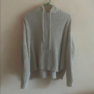 Knit Hooded Sweater